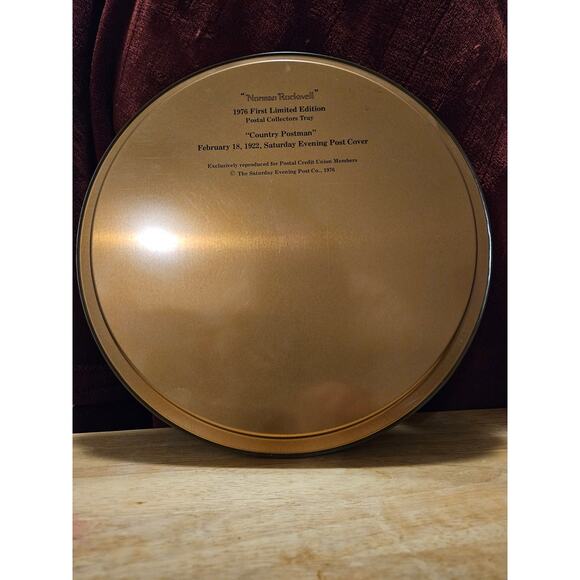 1976 Norman Rockwell Postal Collectors tray 1st Edition - Picture 2 of 2